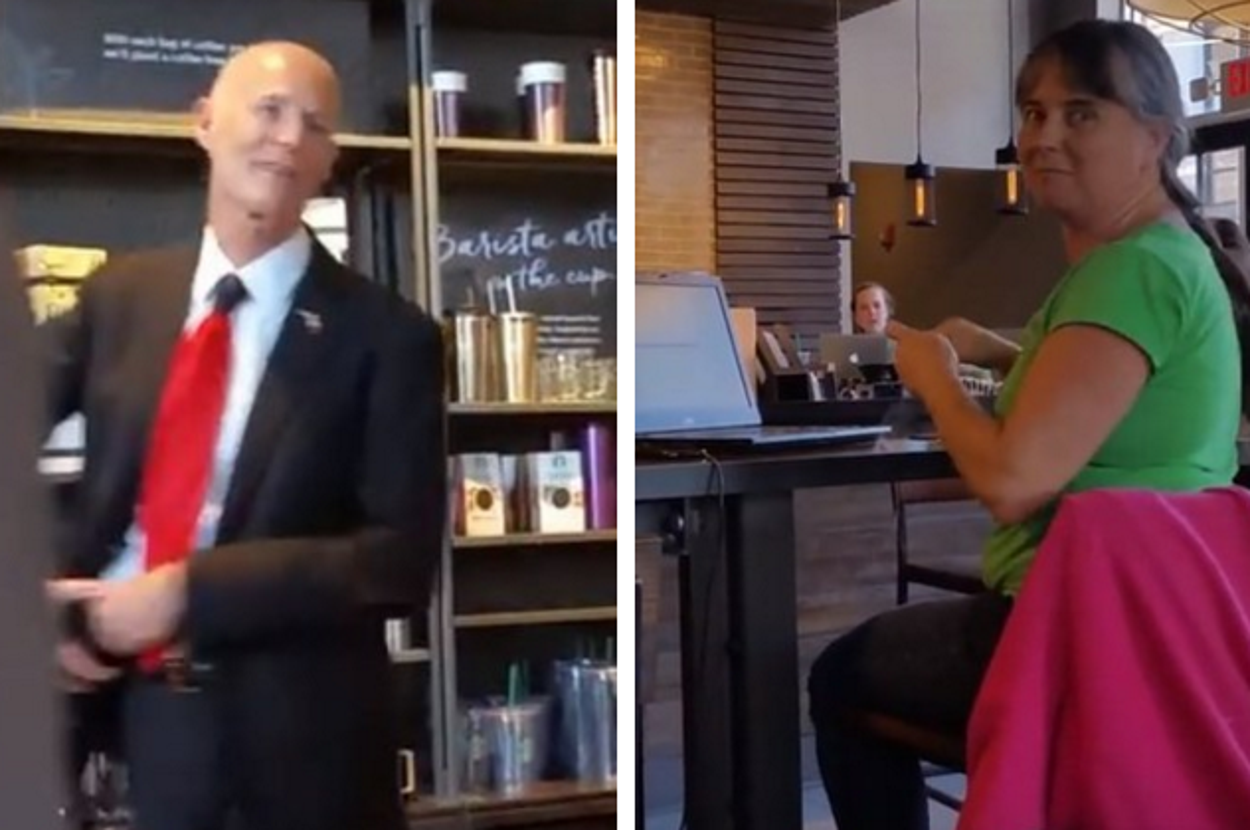 Florida Woman Calls Governor An Asshole At Starbucks
