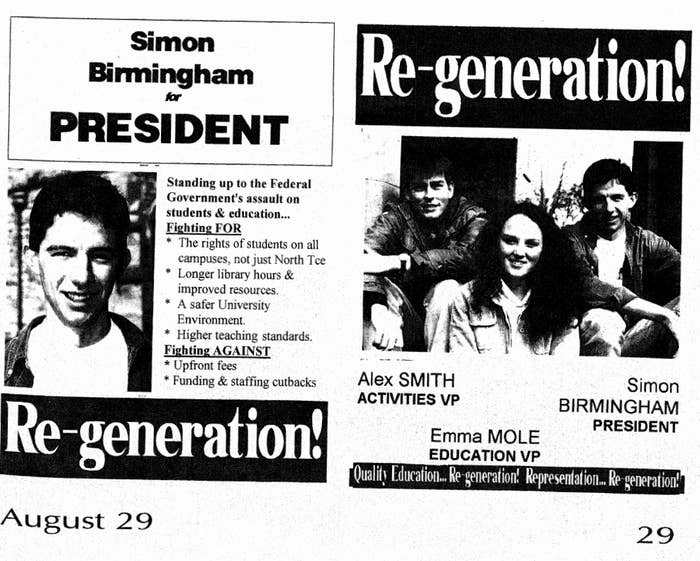 The Education Minister's 1994 Student Political Campaign Is Very Funny Now