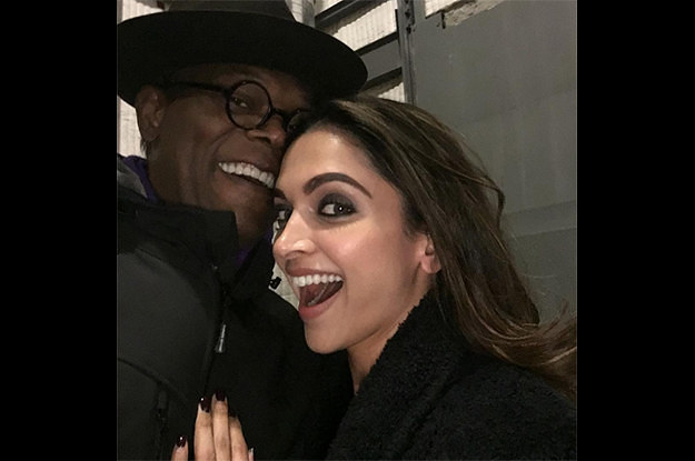 Deepika Padukone Got To Hang Out With Samuel Motherfuckin Jackson picture