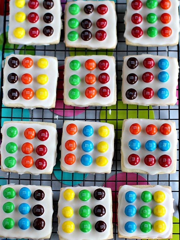 M&M's Twister Cookies