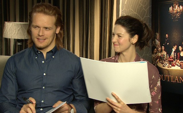 Outlander Stars Sam Heughan And Caitriona Balfe Reveal Just How Well They Know Each Other