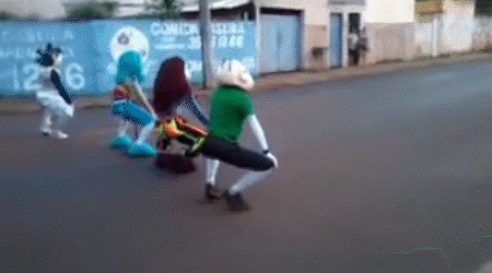 E muita força na perna.