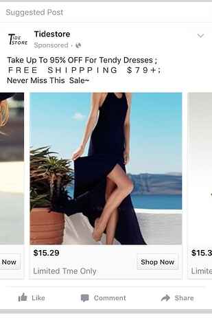 Here's Why You Should Think Twice Before Clicking On That $12 Dress On  Facebook