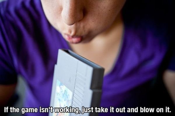 And when you desperately needed to save your precious game cartridges: