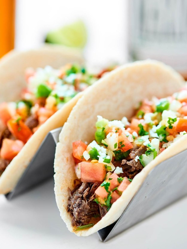 Slow Cooker Carne Asada Tacos
