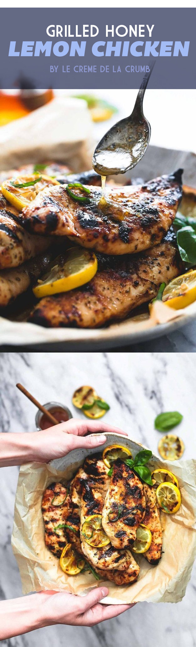 Throw some vegetables on the grill while the chicken cooks to get your entire dinner done at once. Asparagus, peppers, zucchini, and mushrooms will all cook pretty quickly. Get the recipe here.