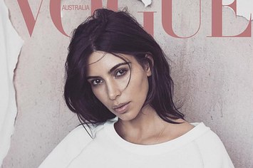 A nova capa da Vogue Austrália com Kim Kardashian é maravilhosa