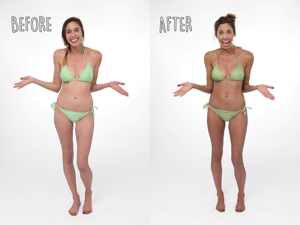 This Is How Different Your Body Can Look With A Spray Tan