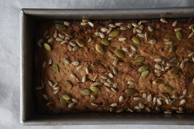 Date, Apricot, and Walnut Loaf Cake