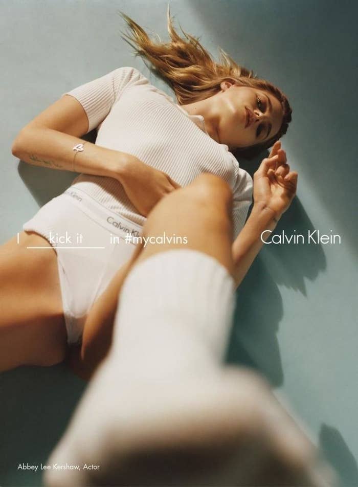 700px x 952px - Calvin Klein's Latest Ads Feature Upskirt Shots And People Are Mad
