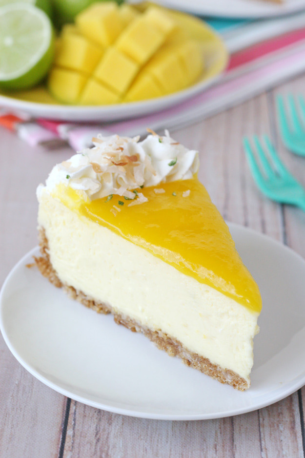 Mango Lime Cheesecake