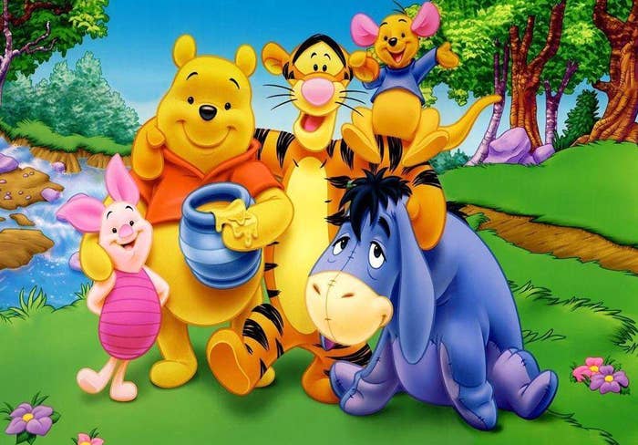 Winnie Pooh und seine Freunde 5x Leinwände