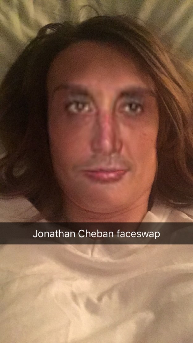 Look at this pic of me faceswapped with Jonathan Cheban! Tell me this isn't the thing nightmares are made of! It's a horror machine and I love it!