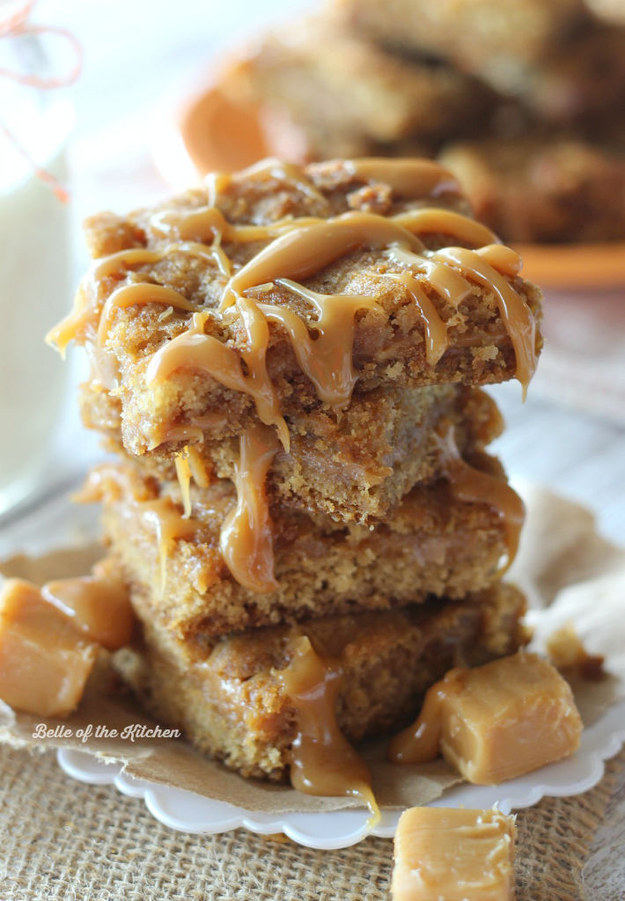 Dulce de Leche Blondies