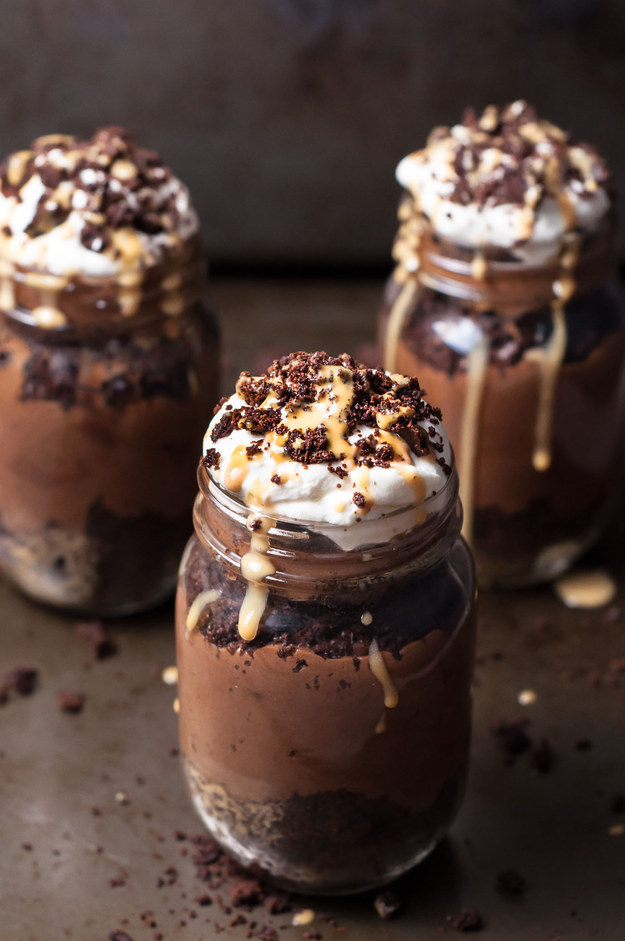 Dulce de Leche & Chocolate Mousse Jars