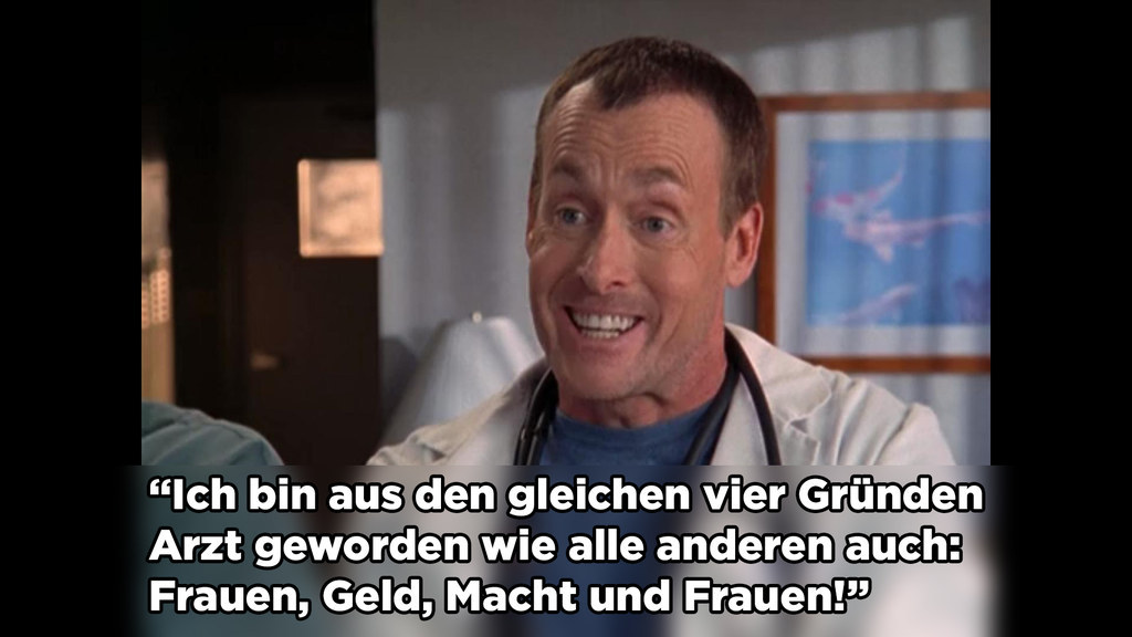 16 grandiose Sprüche von Dr. Cox aus Scrubs, die Dich immer zum Lachen