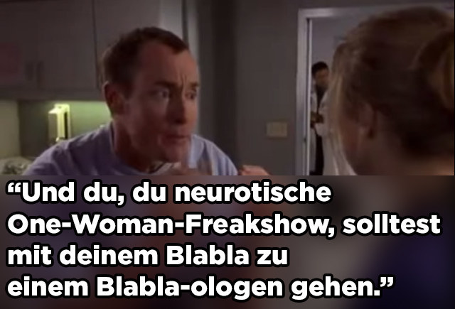 16 grandiose Sprüche von Dr. Cox aus Scrubs, die Dich immer zum Lachen