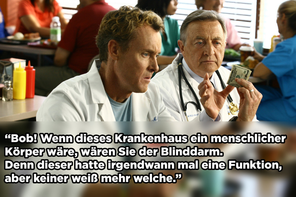 16 grandiose Sprüche von Dr. Cox aus Scrubs, die Dich immer zum Lachen