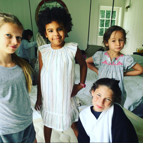 So when Apple turned 12, it was only right that Blue Ivy was there. And thankfully, Gwyneth snapped this adorable pic of the girls with the caption 