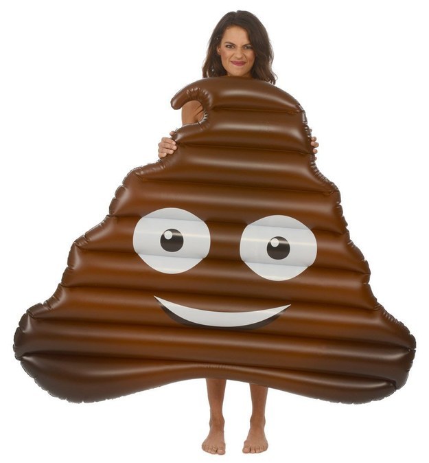 This float that will make you question your stance on poop in the pool ($19.95).