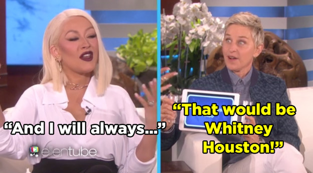 First up, she blew it away with a heart-stopping Whitney Houston: