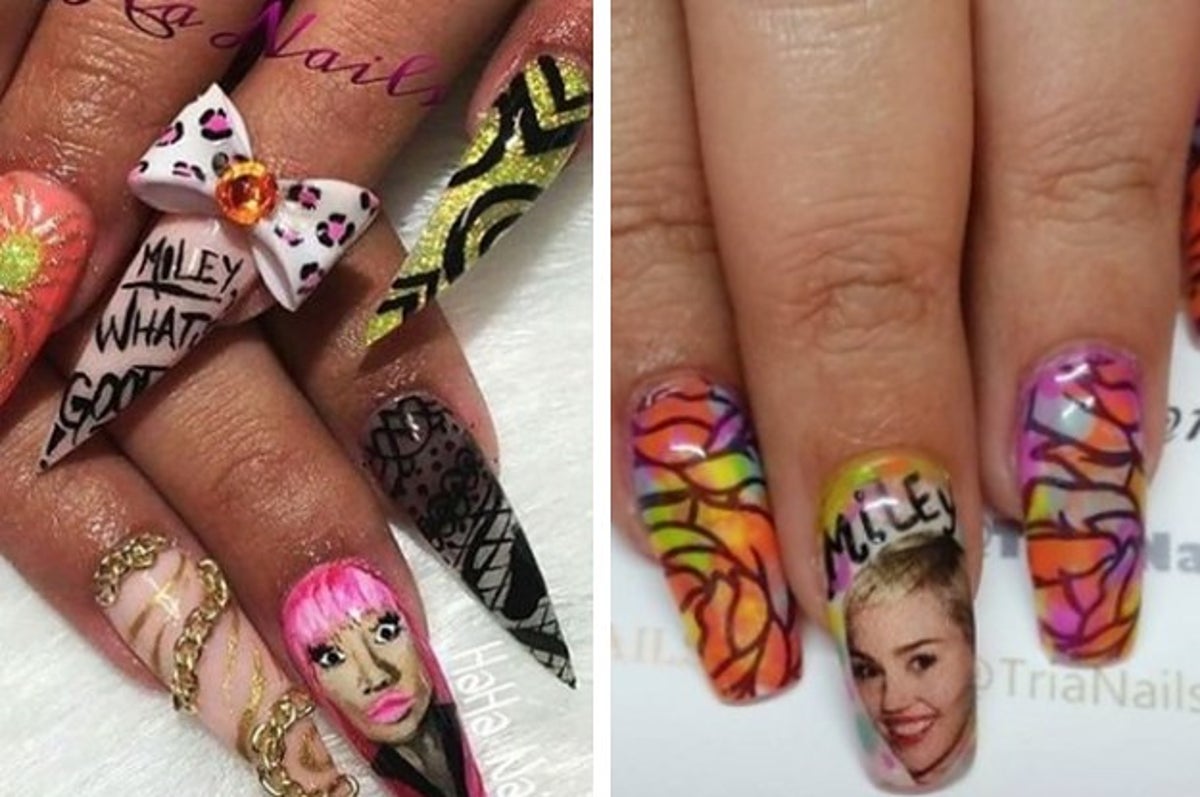 21 Of The Most Absurdly Epic Nail Art Portraits Of Our Time