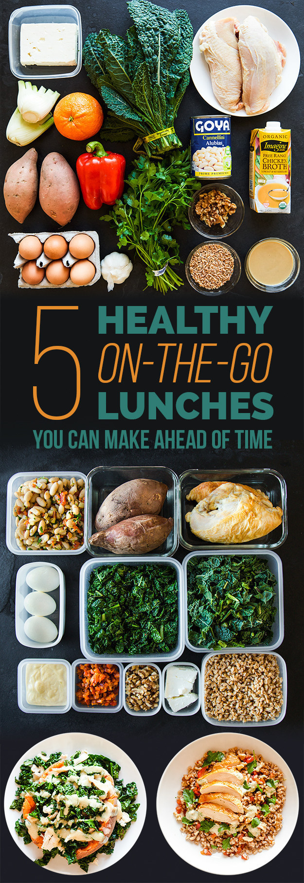 Not great about planning your take-to-work lunches? Here's a step-by-step guide to doing just that!