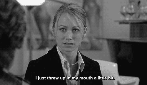 It's awkward when the gross thing is someone else's breath, but you can't help it.