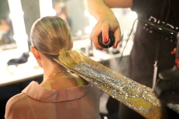 There were a tonne of sparkly crystals at Swarovski's Mercedes-Benz Fashion Week Australia show this year, but what really grabbed our attention were the ponytails.
