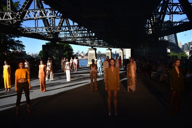 Australian fashion label, Manning Cartel, just held their 2016 Mercedes-Benz Fashion Week show under the Sydney Harbour Bridge.