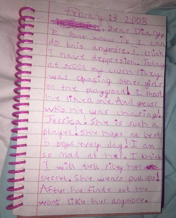 This Teen's Diary From When She Was 7 Is Pure Gold