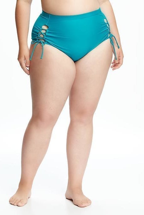 Old Navy Turquoise Teal Blue Bathing Swim Suit Bikini Bottom Separate 1x 16 XL for sale online 