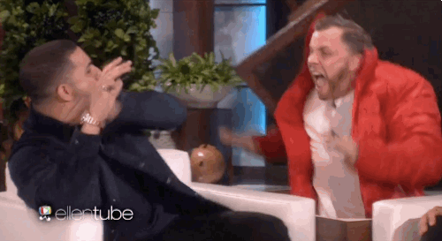 Ellen DeGeneres Hilariously Scared The Shit Out Of Drake