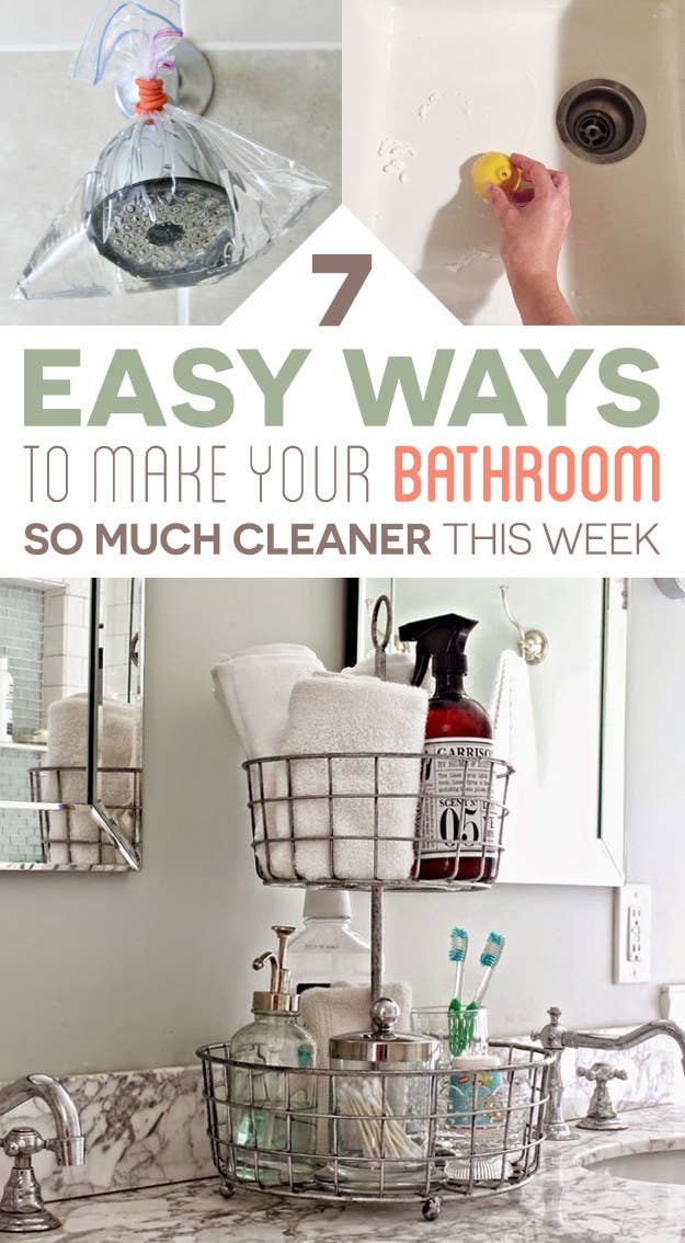 7 Bathroom Cleaning Hacks to Make Cleaning EASIER 