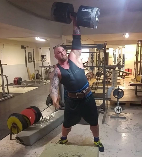 Björnsson is a professional bodybuilder, has an insane diet plan, and he's just sort of all-around terrifying.