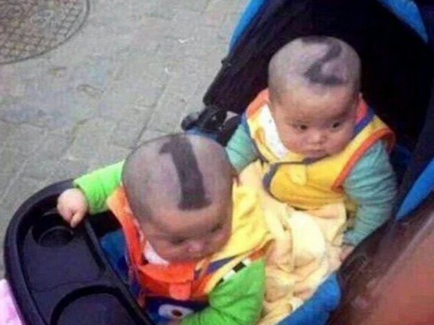 El peinado para identificar a tus gemelos.
