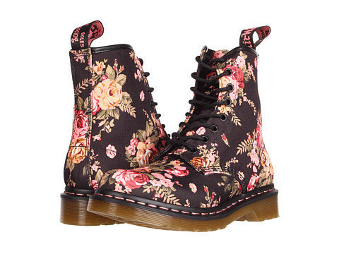 Floral Docs to tromp around puddles in.