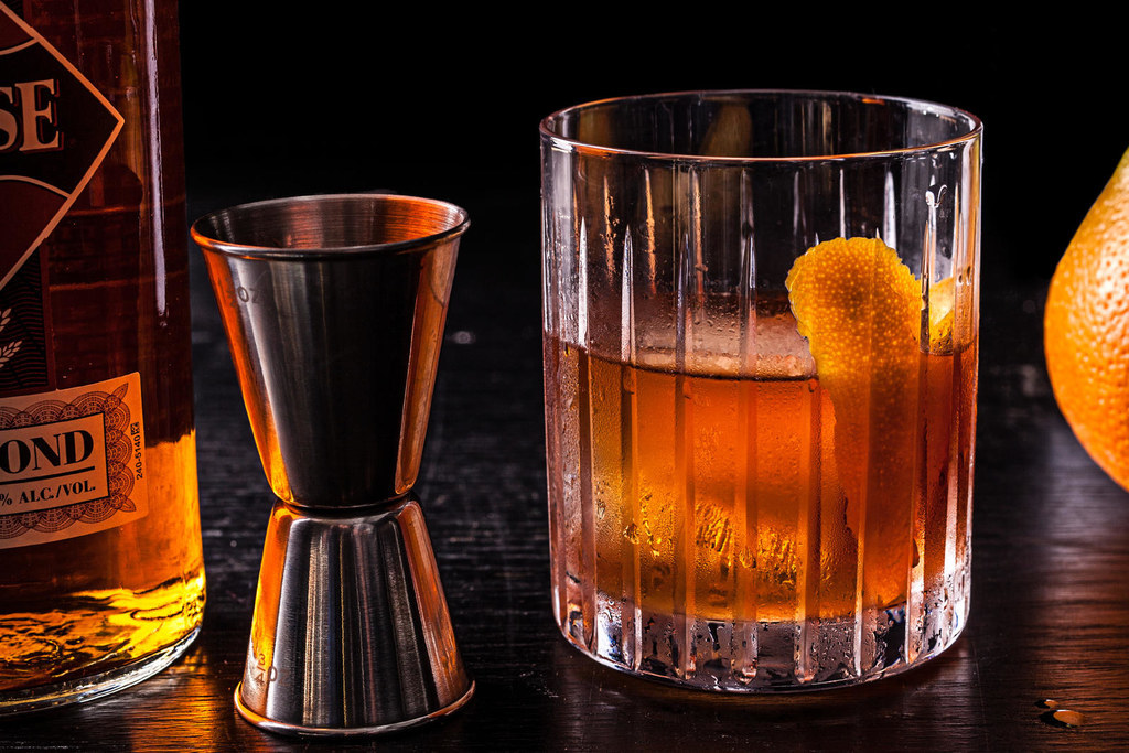 No classic Old Fashioned would be complete with a twist of orange!