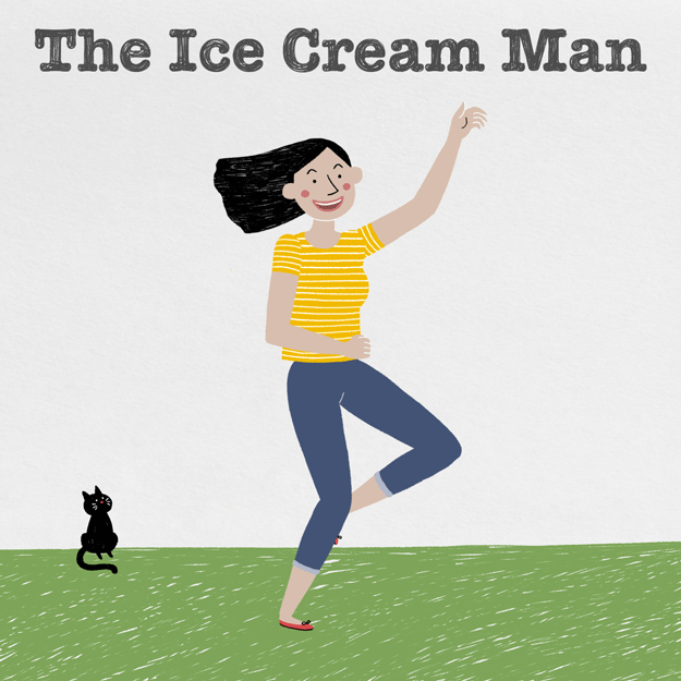 Run after the ice cream man. Hurry he's getting away! Difficulty: Vigorous. Just don’t slip!Reps: 20–25, or 30–35 to really build endurance