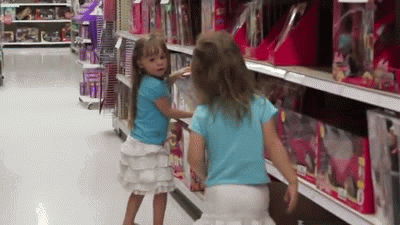 What it means: Your kid found a toy they want and is about to give you the hard sell.