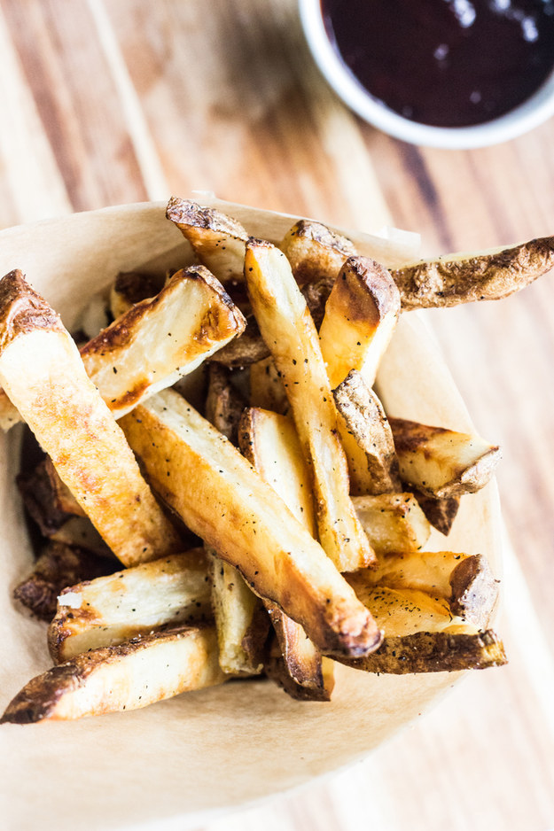 Salt & Vinegar Oven Fries