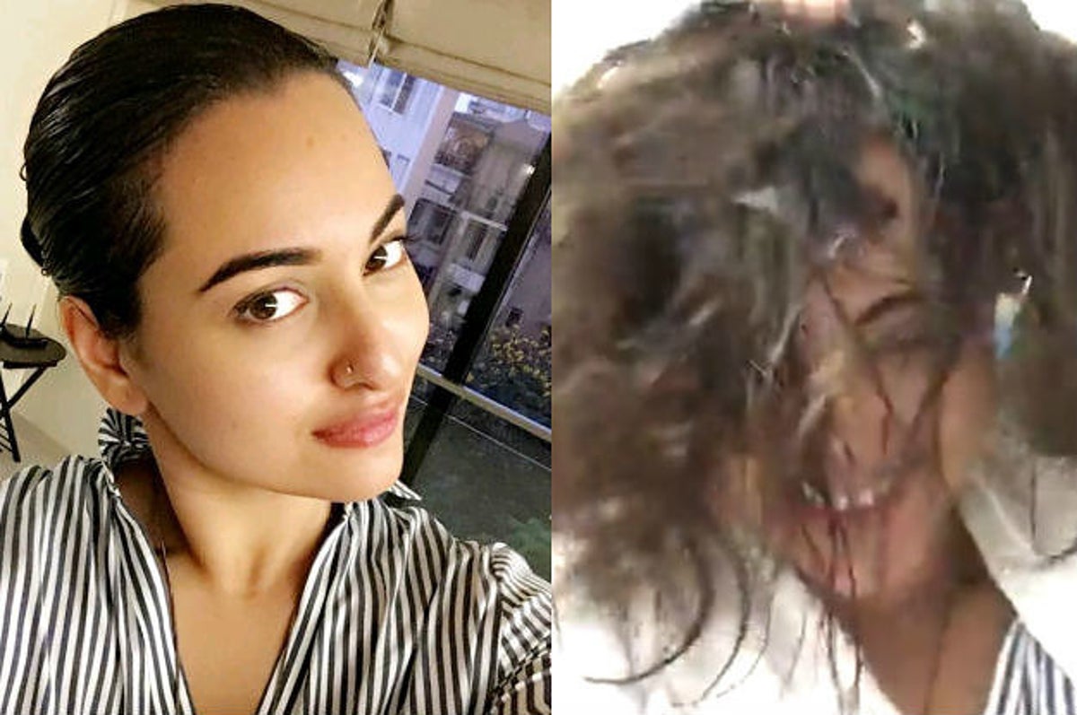 Sonakshi Sinha Snapchatted Herself Getting A Champi And It's The Realest