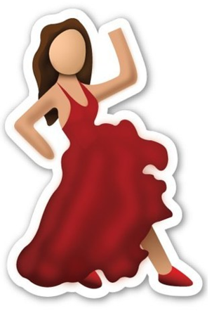 We're all aware of the red dancing lady emoji.