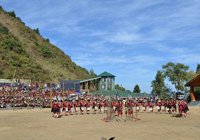 The week-long Hornbill Festival of Nagaland is one of the biggest cultural extravaganzas in the North East& held every year from Dec1-10. It is a festival to revive, protect, sustain, and promote the richness of the Naga heritage and traditions.All the Naga tribes get together for a week-long celebration of their cultural and traditional plight and showcase their age-old traditions.