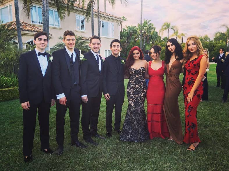 navy blue dress for baby girl Ariel Winter's Prom Look Deserves Your “YAS QUEEN” main image 1