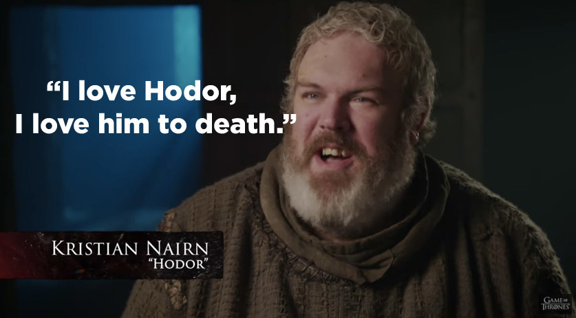 Deal With It (Hodor, Game of Thrones) #ReactionGifs