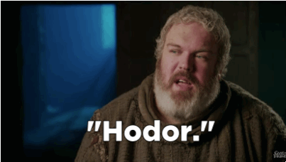 Here's How Hodor Reacted To This Week's "Game Of Thrones"