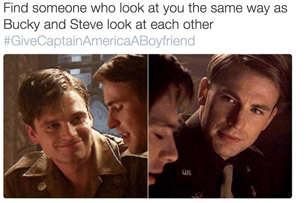 People On Twitter Are Asking Marvel To Give Captain America A Boyfriend