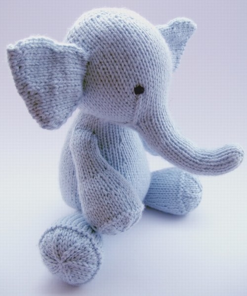 This too-cute-for-words stuffed elephant.