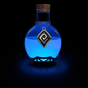 OK, OK. So this item is sort of a mix of the past and the future. It's like a high-tech magic potion! Feel like a dang wizard and a geek all at once with this lamp powered by LED lights.